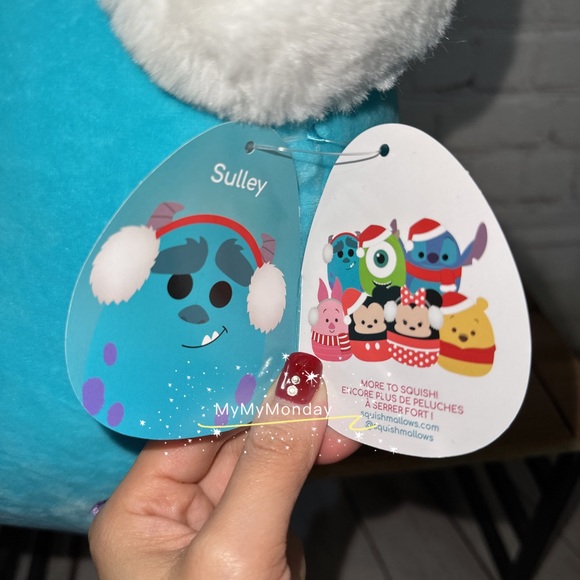 Squishmallow Sulley 12" Disney Monster Inc - Picture 4 of 4